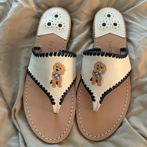 Golden doodle jack rogers sandals